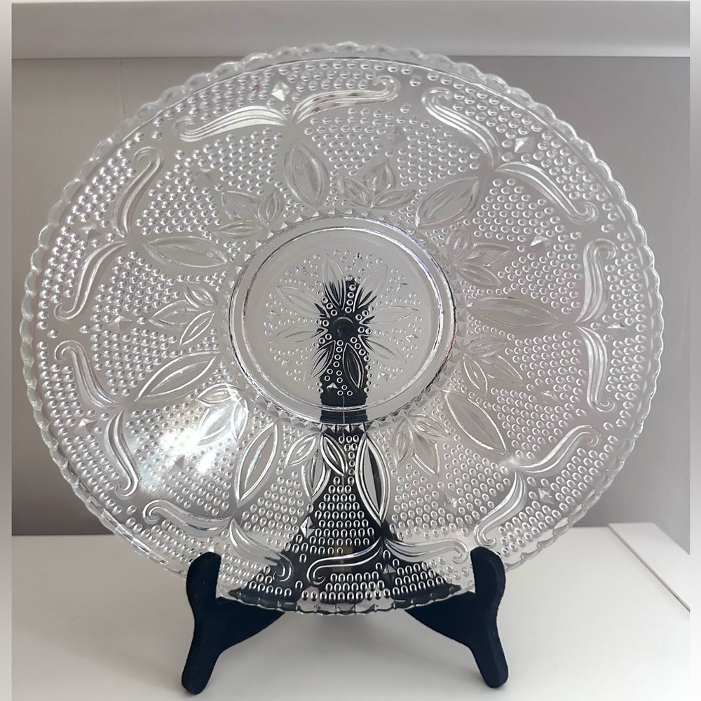 Vintage Federal Glass Serving Bowl 10” Diameter - Excellent Used Condition